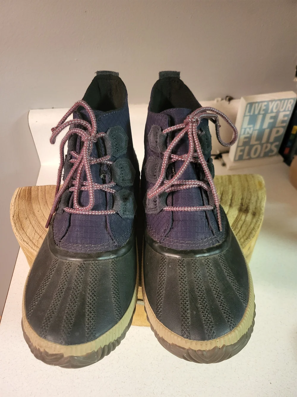 Sorel NL3796-439 Blue/Black Out N About Waterproof Boots Women's Size 9, EUR 40